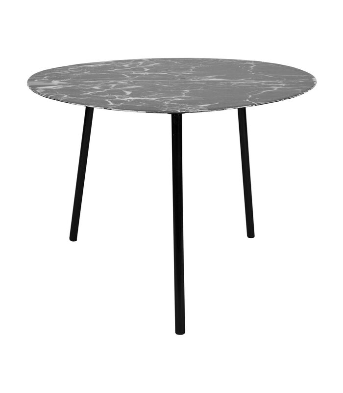 Table d'appoint Ovoid - Noir - 58,5x51x38 cm image number 3