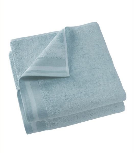 2 serviettes de bains Contessa ice blue