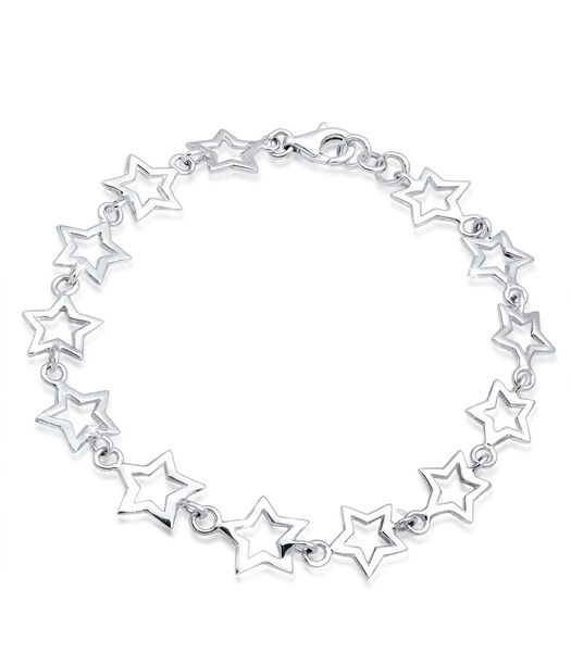 Bracelet Femmes Étoile Astro Cut-Out En Argent Sterling 925
