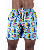 Zwemshort polyester  print Ibiza image number 4