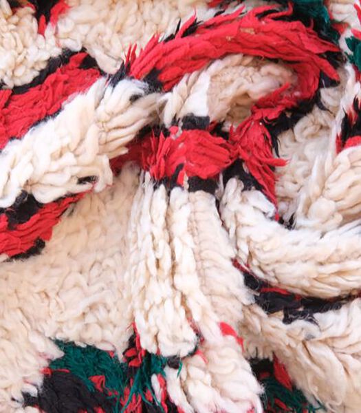 Marokkaans berber tapijt pure wol 146 x 61 cm