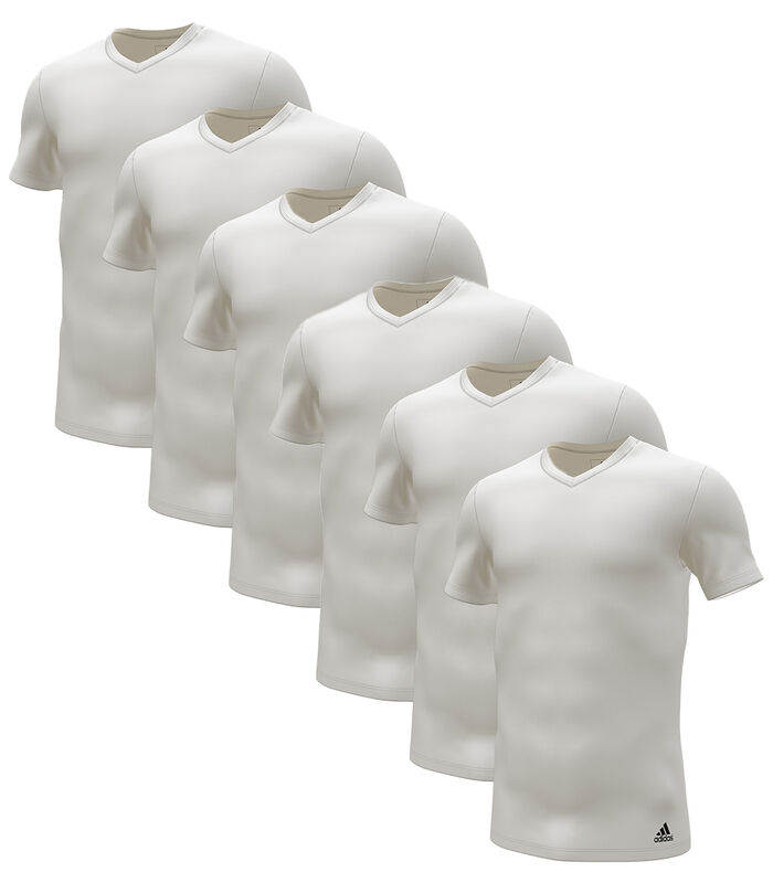6 pack Active Flex Cotton - onder t-shirts image number 0