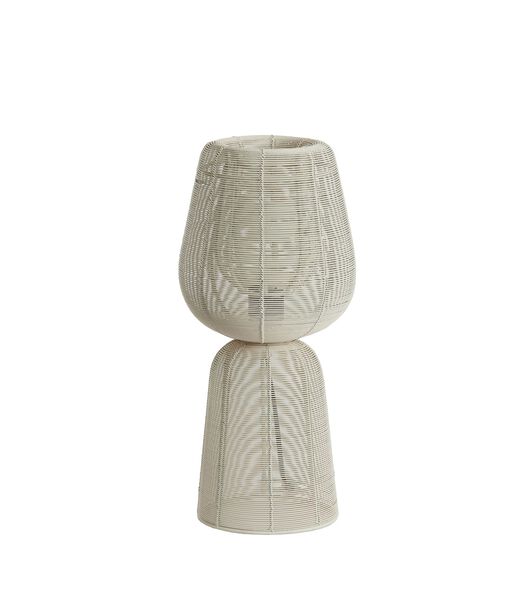 Lampe de Table Aboso - Blanc - Ø18cm