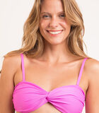 Haut de maillot de bain Bandeau Vita-Pink Twist UPF 50+ image number 0