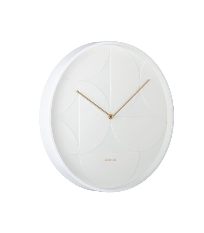 Horloge murale Echelon Circular - Blanc - Ø40cm image number 2