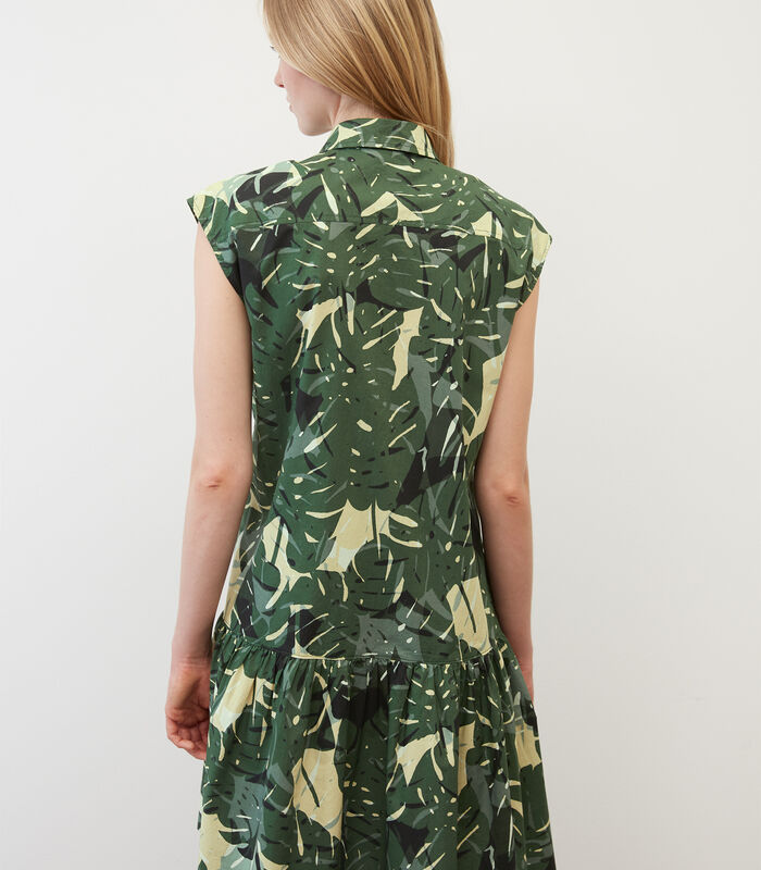 Mouwloze jurk met print all-over image number 2
