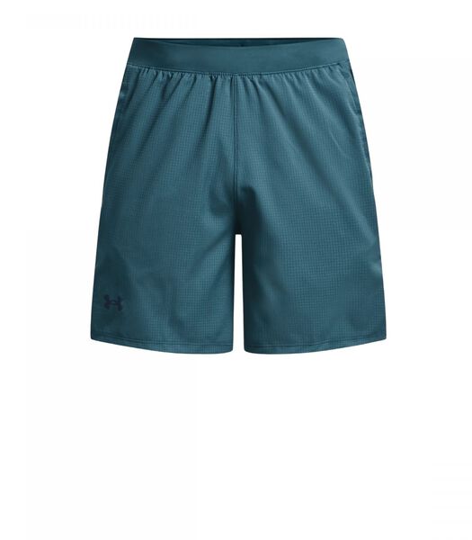 Shorts Launch 7IN Graphic Homme Static Blue/Lime Surge
