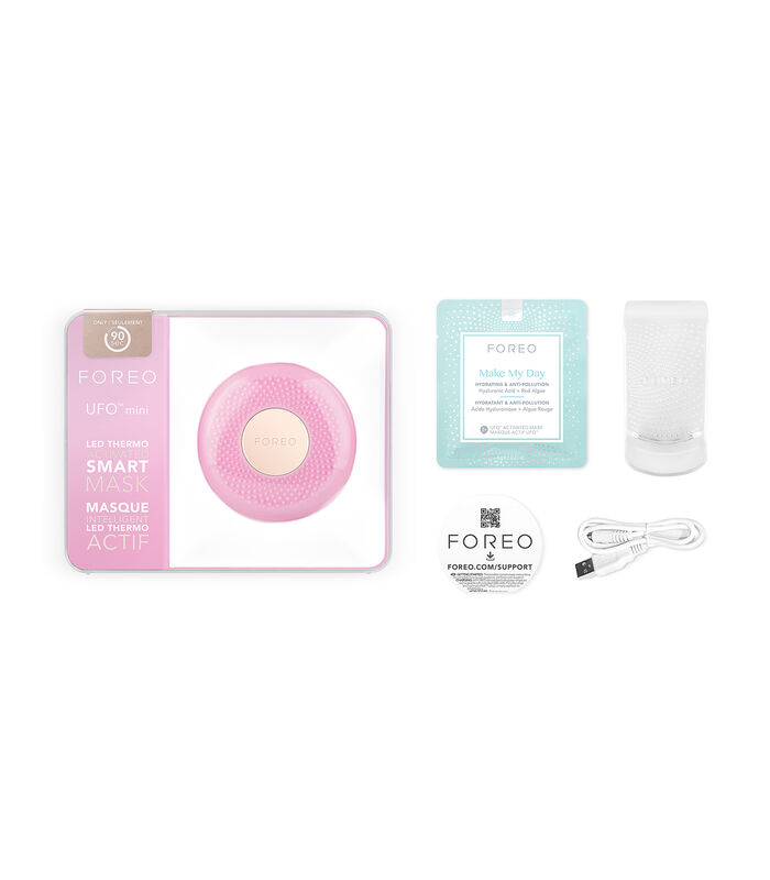 UFO mini Pearl Pink, Masque intelligent soin spa maison image number 3