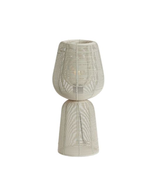 Lampe de Table Aboso - Blanc - Ø18cm