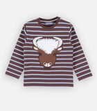Buffel t-shirt met lange mouwen, chocoladebruin image number 1