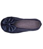 Chaussons Ballerines femme Noeud XXL Marine image number 1
