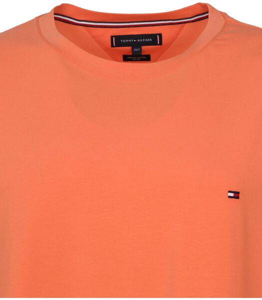 Big and Tall T-shirt Stretch Oranje