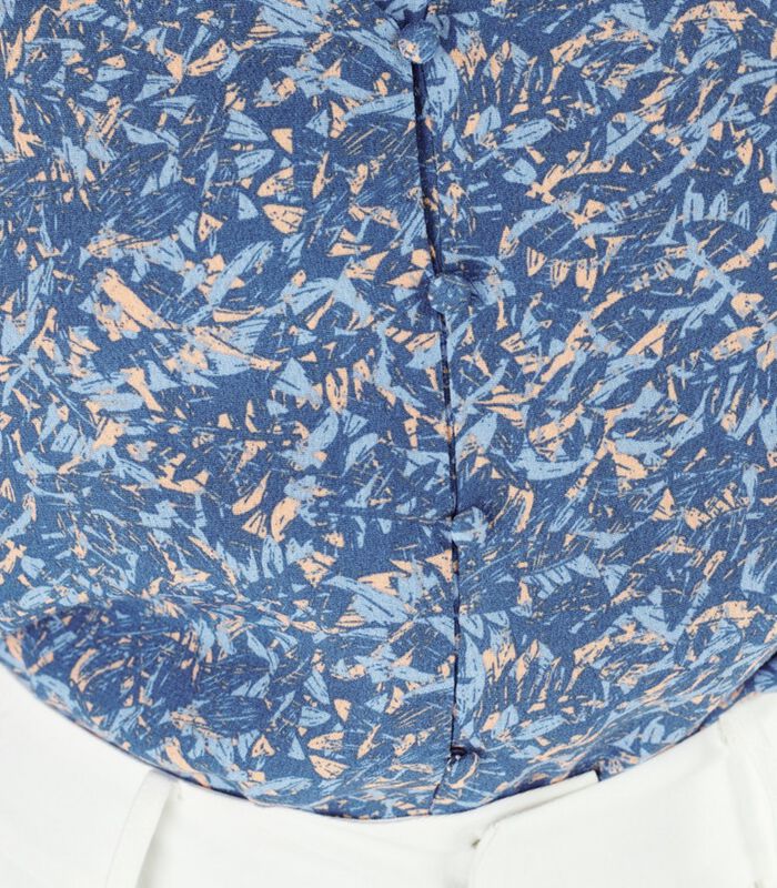 AMARO Bloemen Print Overhemd met Mid-Sleeve image number 2