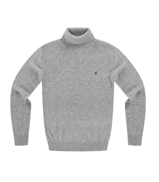 Alsace Roll Neck Sweater - Grey