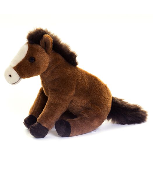 knuffel Brown Horse Lying 20cm