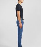 Blauwe jeans in stretch katoen image number 4