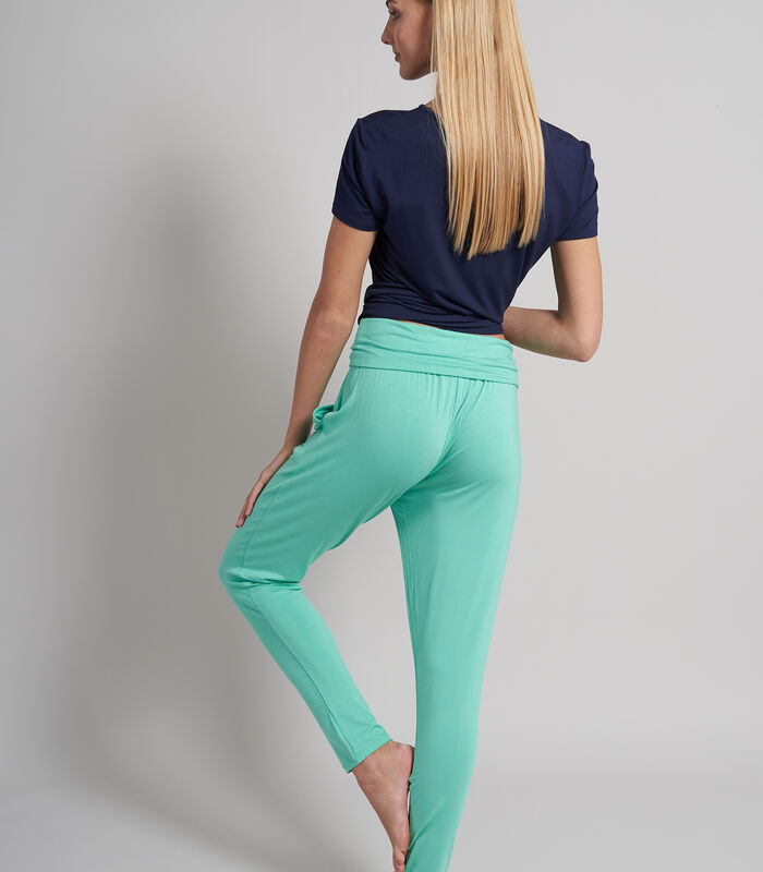 Dames Yoga Loungewearbroek - Groen image number 2
