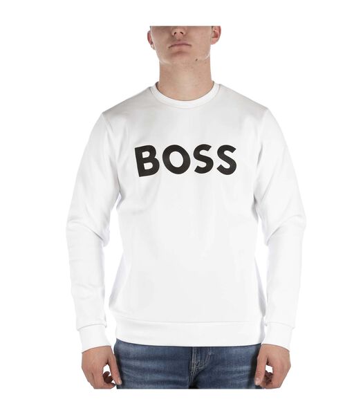 Boss Salbo 1 Wit Zwart Sweatshirt