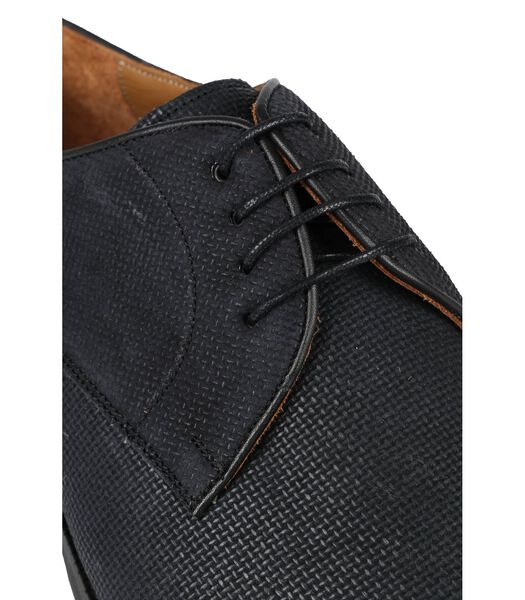 Suitable Leather Shoe Print Black