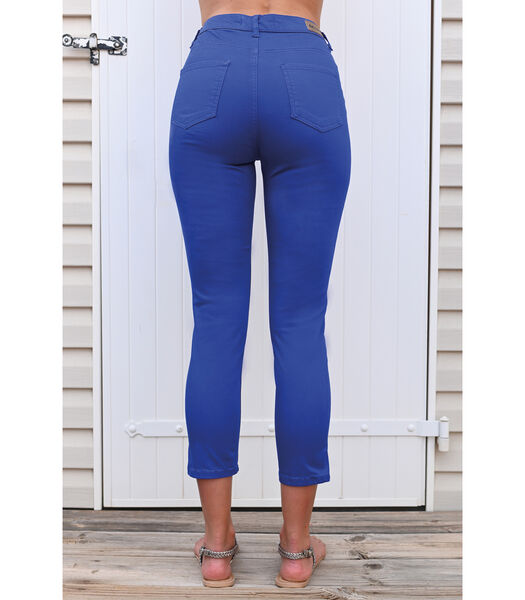 JAZZ - KLEIN BLAUW STRETCH KATOEN 7/8 JEANS