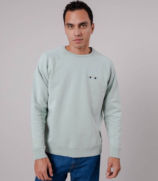 Eyes Sweatshirt Pale Green