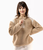 ANGORA 630 beige fleecesweater image number 1