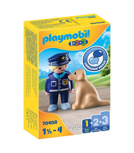 1.2.3 - Politieman met hond  70408