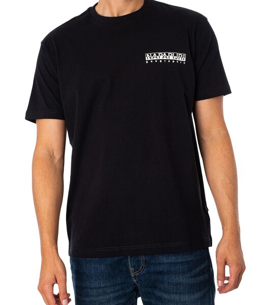 T-Shirt Met S-Telemark Back Box-Logo