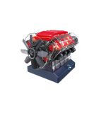BUKI bouwpakket V8-motor schaalmodel - 270-delig image number 3