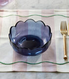 Toulouse Serveerschaal Blauw - glazen kom voor salade of pasta image number 1