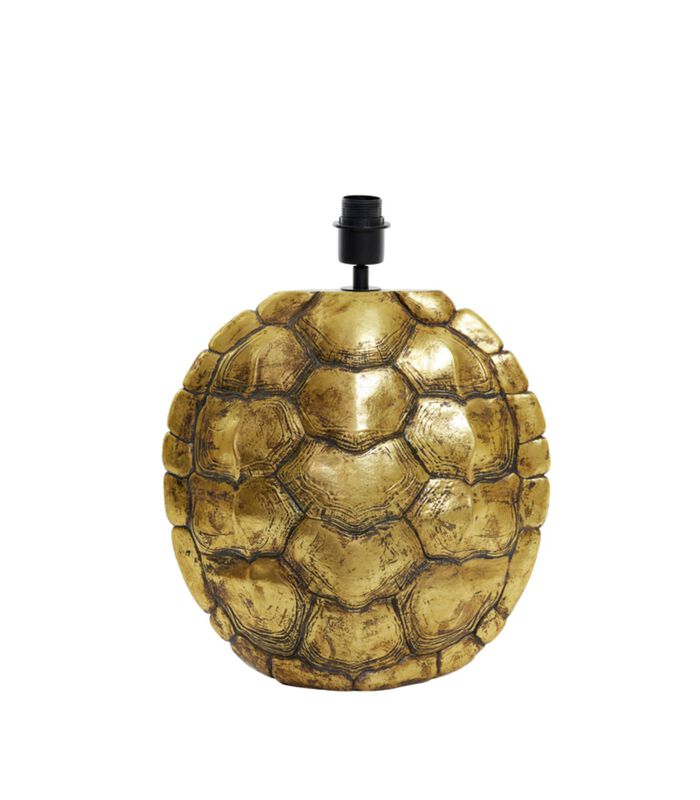 Lampvoet Turtle - Antiek Brons - 28x12x38 cm image number 0