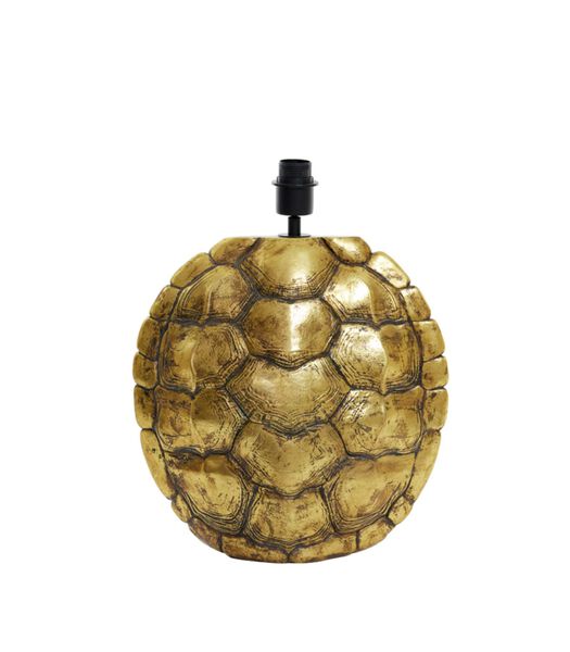 Pied De Lampe Turtle - Bronze Antique - 28x12x38 cm
