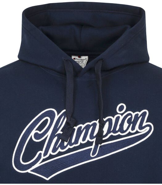 Champion Hoodie College Logo Donkerblauw