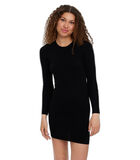 Robe manches longues col o femme Kiki image number 0