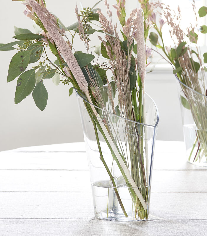 Glazen Vaas - Lovely Heart Vase - Transparant image number 1
