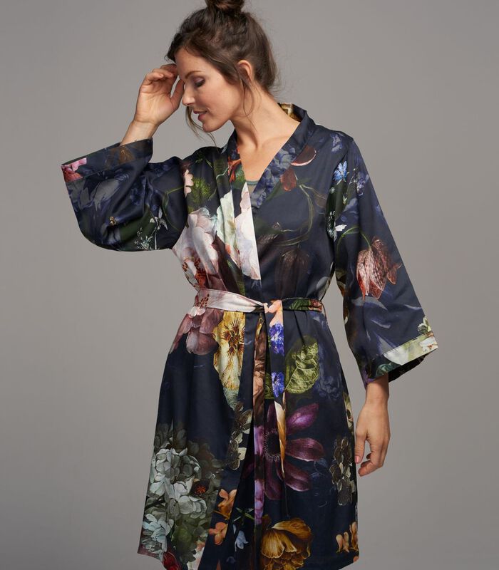 FLEUR - Kimono - Nachtblauw image number 2