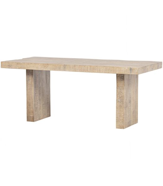 Balk Eettafel - Mangohout - Naturel - 76x180x90