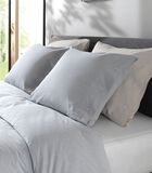 Housse de couette Chambray Providence Blue Coton image number 4