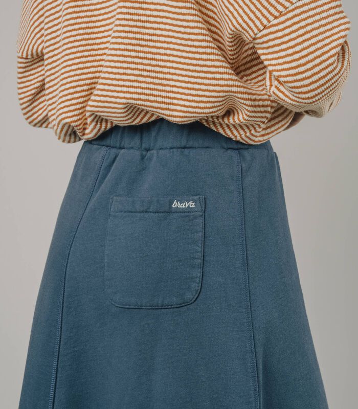Jersey Skirt Indigo image number 1