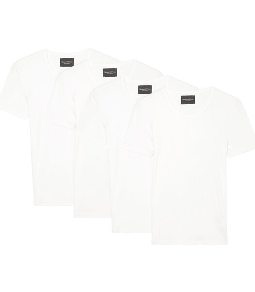 4 pack Iconic Rib Organic Cotton - onderhemd