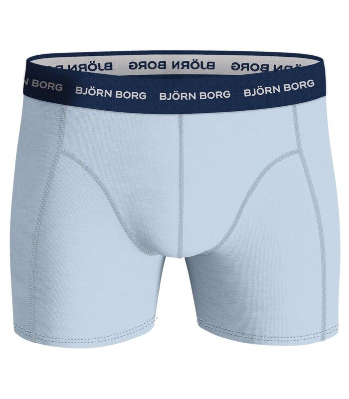 Björn Borg Boxershorts 3-Pack Blauw Groen image number 4