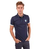 Rugbypolo effen donkerblauw image number 0