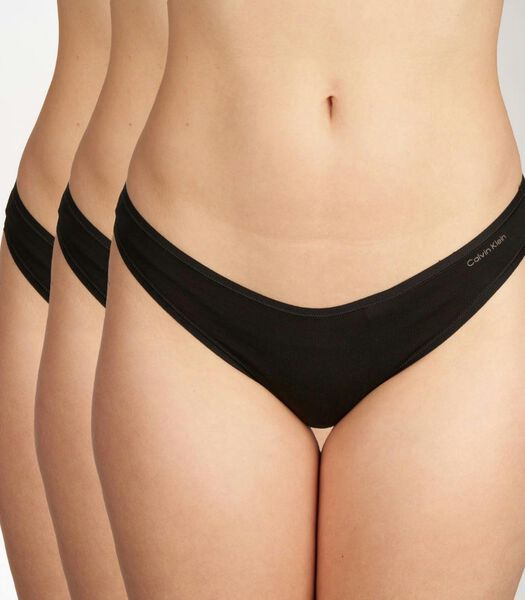 String 3 pack Thong Ideal Cotton
