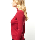Rode trui met rechte col GIMILI image number 1