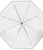 Transparante paraplu PVC / Zwart image number 2