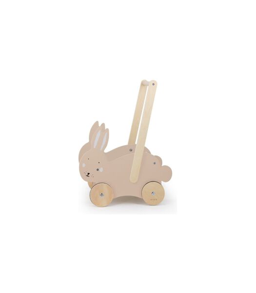 Chariot à pousser en bois - Mrs. Rabbit