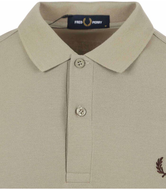 Fred Perry Polo M6000 Greige U84 image number 3