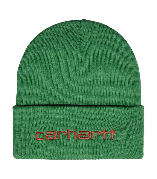 Carhartt Script Bonnet Vert Orange