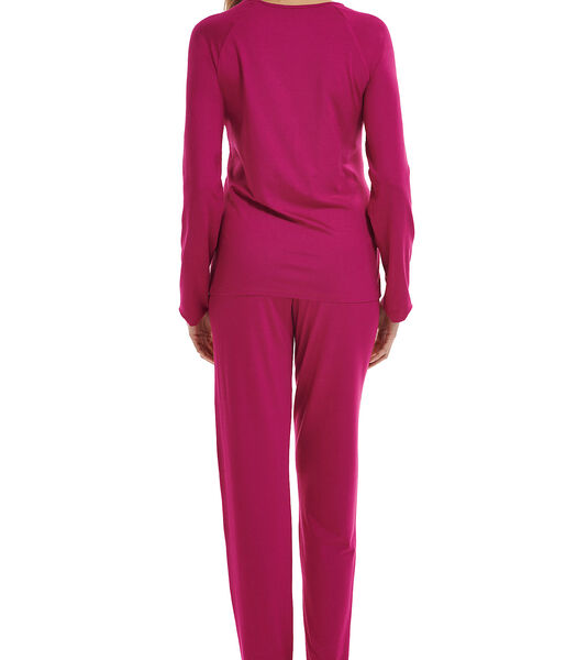 Pyjama indoor outfit broek top lange mouwen Karin