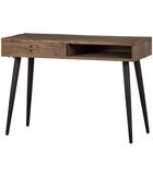 Maddox Bureau - Recycled Hout - Naturel - 77x110x50 image number 1